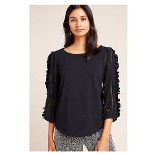 Anthropologie Nina lace top